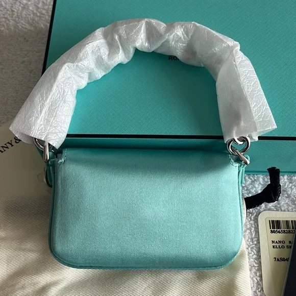 Fendi x Tiffany & Co. Nano Baguette Satin Charm Bag - Picture 9 of 17